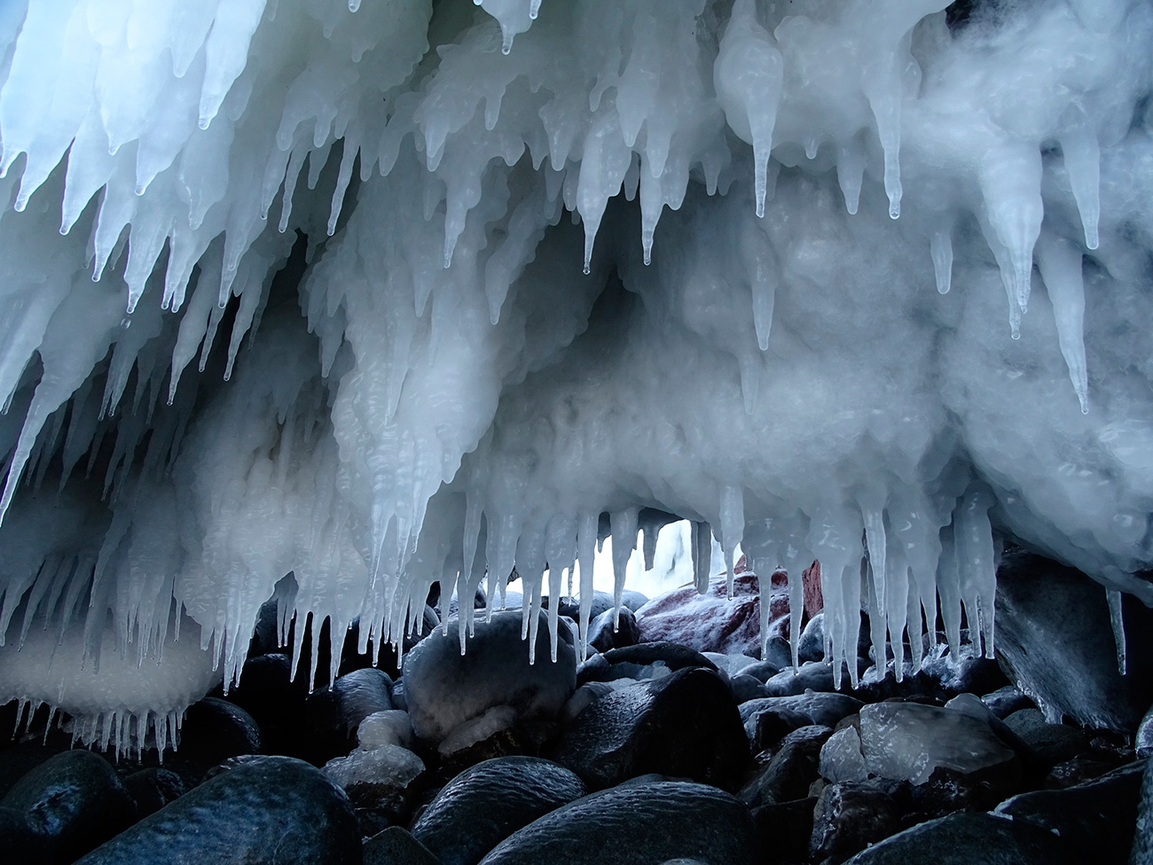 Pintura de caverna de gelo