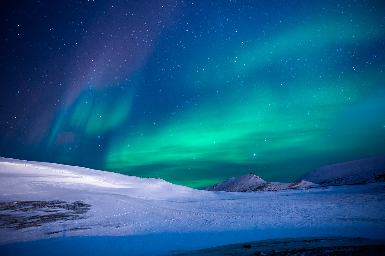 Pintura de Aurora Boreal