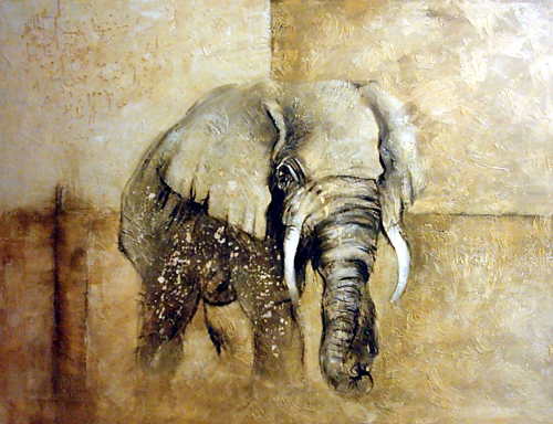 Quadro Dark Elephant