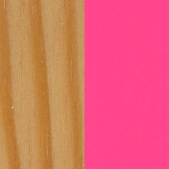 Pinho+ MDF / Pinho mel+ Rosa Choque