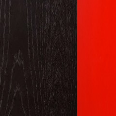 Carvalho + MDF / Wengue Castanho + Lacado Vermelho
