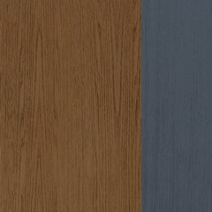 Carvalho+Vidro/ Cor Taupe+Cinza (Foto)