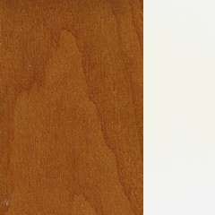 Cerejeira + MDF / Cor Cerejeira + Branco