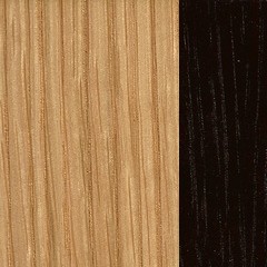 Carvalho / Natural + Wengue Preto (Foto)