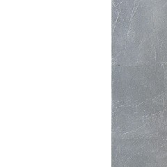 MDF / Lacado Branco Alto Brilho+Prata