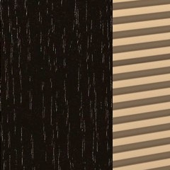 Wengue Chocolate + Dourado (Foto)