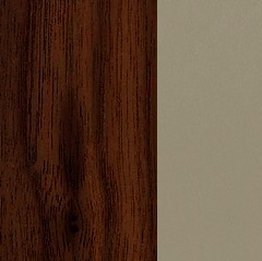 Nogueira / Lacado Bege Mate