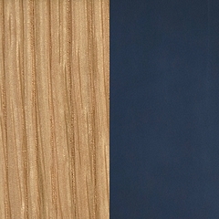 Carvalho Natural + Azul  (Foto)