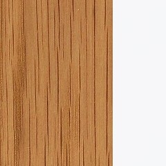 Carvalho Cor Natural + MDF / Lacado Branco Alto Brilho (igual à foto)