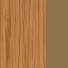 Carvalho Cor Natural + MDF / Lacado 2005 Cinza Mate 