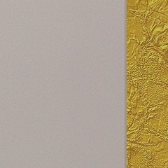 MDF / Lacado Cinza Vision Alto Brilho + Folha de Ouro (igual à foto)