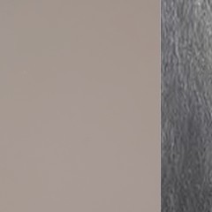 MDF / Lacado Capuccino Alto Brilho + Folha de Prata