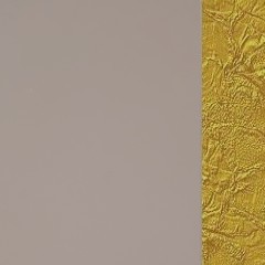 MDF / Lacado Capuccino Alto Brilho + Folha de Ouro (igual à foto)
