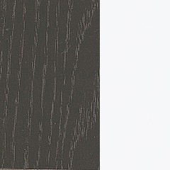 Carvalho Cor Cinza + MDF / Lacado Branco