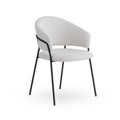 Tecido Creme + Pés Pretos