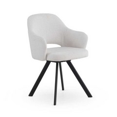 Tecido Creme + Pés Preto | 11640