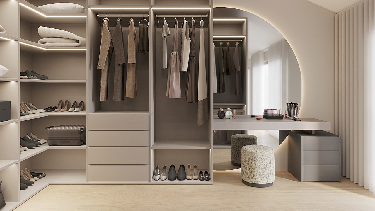 Uma decoração de quarto com closet é a combinação ideal para criar um espaço confortável e organizado. Para obter o melhor resultado, alguns detalhes devem ser levados em consideração.