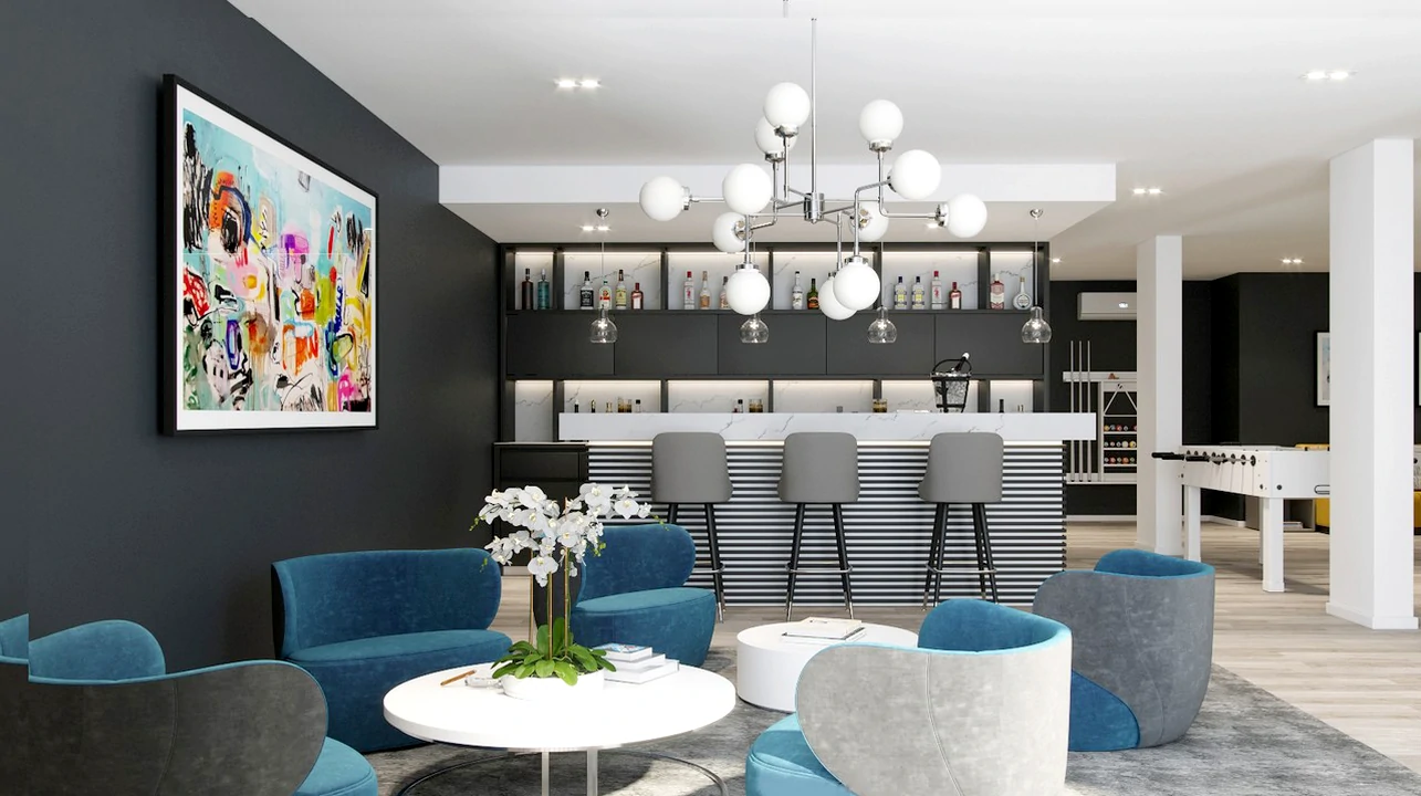 Móvel bar com balcão, design moderno e funcional para seu espaço de convívio