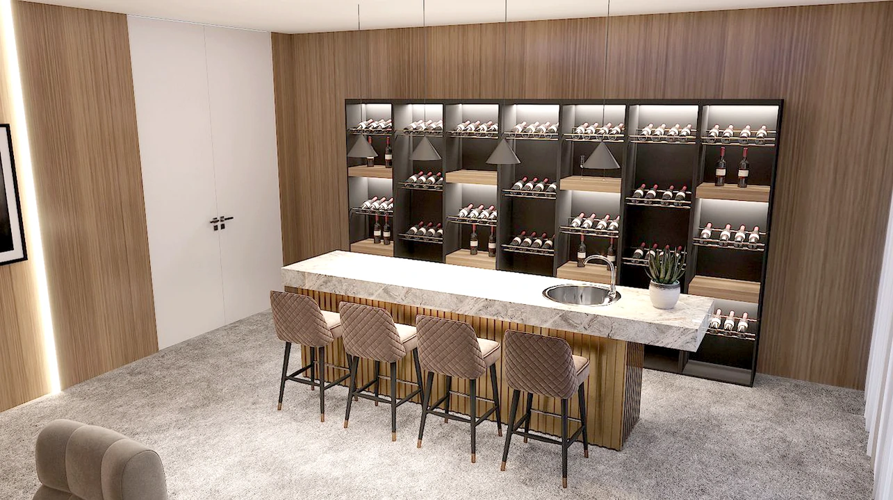 Móvel bar com balcão, peça chave para um ambiente de bar em casa