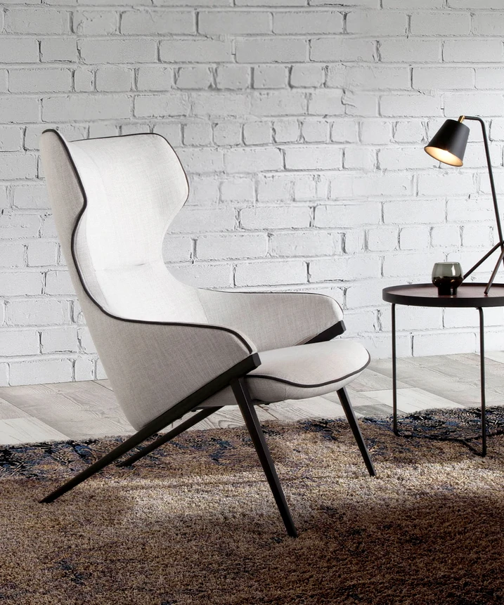 Cadeirão moderno, design elegante e contemporâneo para sua casa.