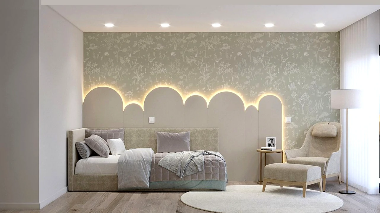Quarto com cama individual, ideal para jovens, espaço e estilo.