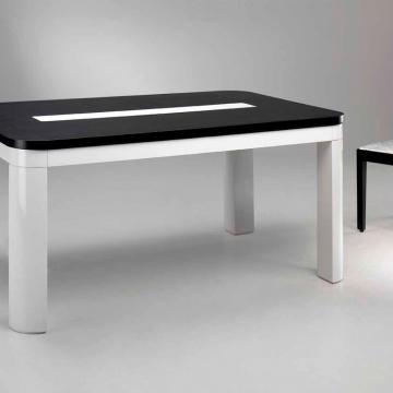 Mesa de Jantar Cristal Extensivel 160