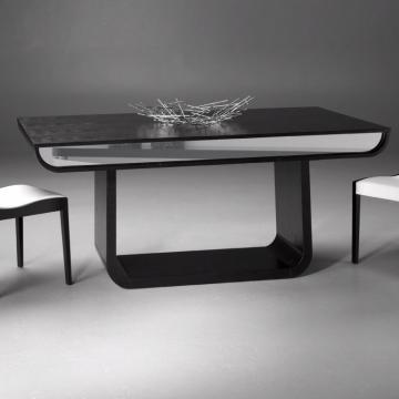 Mesa de Jantar Cristal Extensivel 