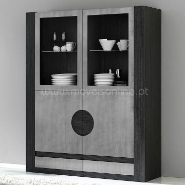 Vitrine Monaco Gris