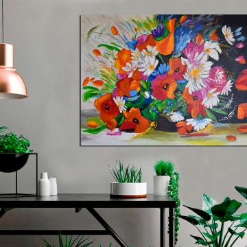 Quadro Aglomerado de Flores 