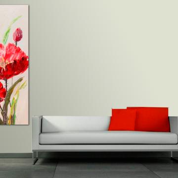 Quadro Flores Vermelhas 