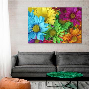 Quadro Múltiplas Flores Coloridas