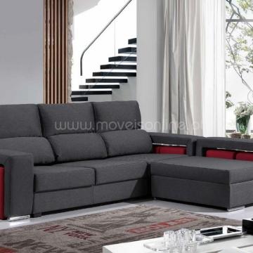 Sofa Chaise Longue 6 Puffs Sevilha