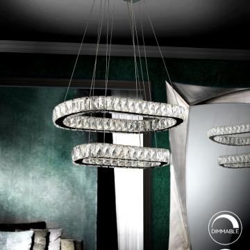 Candeeiro de Teto Dimmable Diva Oval 