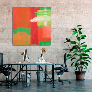 Pintura abstrata natura 2