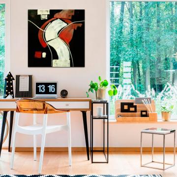 Pintura abstrata lacada