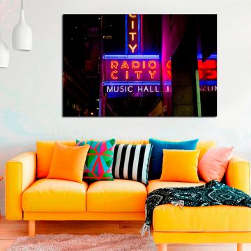 Pintura de Radio City New York