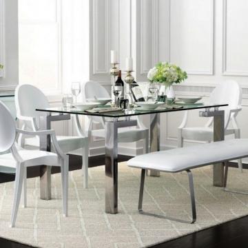 Mesa de Vidro Lainey Black