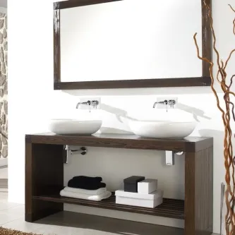 A beleza da natureza inspirou este móvel casa de banho Nórdico, que traz simplicidade e elegância para o seu espaço.