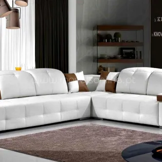 Um lugar para relaxar o sofá de canto Scalla é a combinação perfeita entre conforto e estilo.