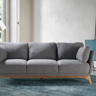 Conforto e estilo para o seu lar o sofá 3 Lugares Eletra é a escolha perfeita.