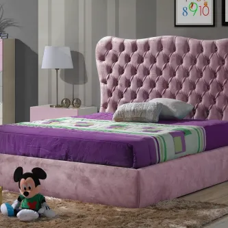 Um lugar seguro e aconchegante para os momentos mais especiais. A Cama Juvenil Kenzo Ruby transforma o quarto de criança em um ambiente divertido e moderno.