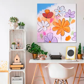 As flores juvenis são a expressão da beleza e da fragilidade da natureza. Cada toque de cor é uma pintura criada por Deus para nos encantar.