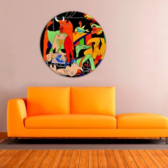 A arte é um espelho da alma. Guernica redonda 1 reflete a incrível história e sentimentos que se escondem por trás desta obra-prima.