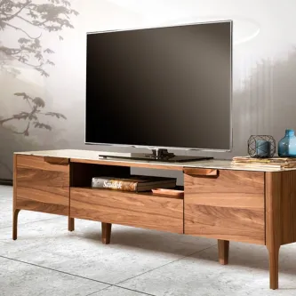Mobília moderna para o seu lar. O móvel TV Calacatta é feito de materiais de alta qualidade e design de luxo, que oferecem ao seu espaço um toque contemporâneo e elegante.