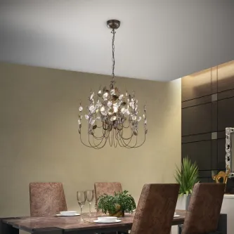O Candeeiro de Teto Napoli é a escolha ideal para quem pretende adicionar um toque moderno e elegante à sua decoração interior.