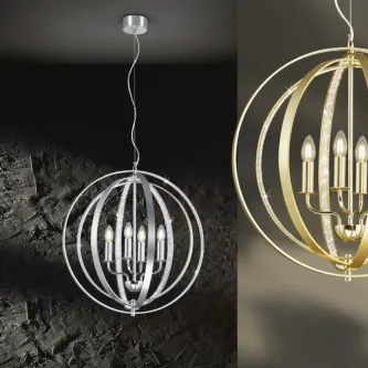Um candeeiro de teto clássico que acrescenta elegância à decoração da sua casa.