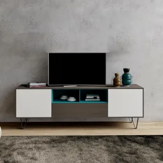 O móvel TV Enkel V9 é a solução perfeita para o seu espaço de entretenimento! Sua elegância e qualidade vão proporcionar um conforto único para assistir suas séries e filmes favoritos.