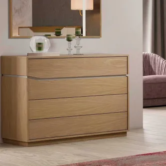 A cómoda Luca Mor é a escolha perfeita para o seu quarto. Estilo e elegância juntos na mesma peça de mobiliário.