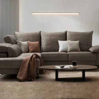 Sofá Chaise 2 Assentos Deslizantes Fer