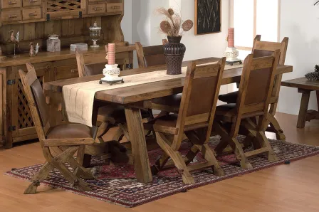 Mesa de Jantar Rústica 